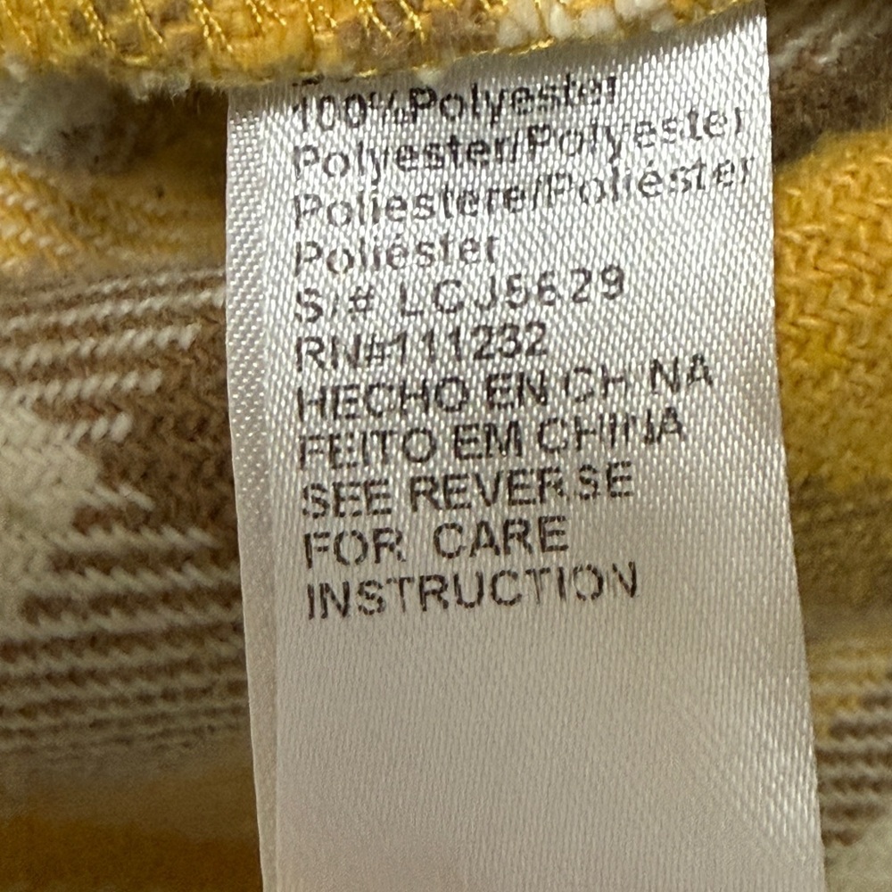 Plaid Yellow Utility Jacket - Picture 4 of 8